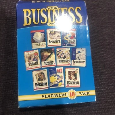 Vintage 2004 Your BUSINESS Pack - 10 Cosmi PC CD-ROM Software (Sealed Package) - Image 1 of 4