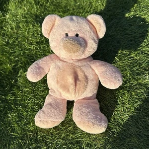 Vintage 2002 Ty Tylux The Pluffies Collection Pinks Beanie Soft Teddy Bear Plush - Picture 1 of 5