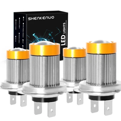 For BMW 525i 530i 2001-2003 3000K Yellow 30W LED headlight Bulbs High Low Beam - Image 1 of 4