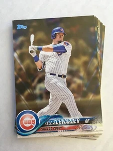 2018 Topps Gold Parallels Series 1 2 Update You Pick Low Shipping - Picture 1 of 1