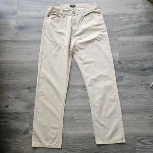 Polo Jeans Ralph Lauren Men's Trousers W34 L33 Cream Straight Leg Great Cndt - Picture 1 of 9