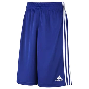 NEU Adidas Commander Shorts Gummibund versteckte Kordel zum Binden Basketball blau Gr. L - Bild 1 von 9