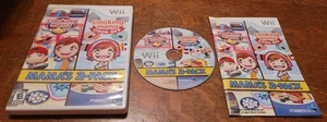 PACK DE 2 COOKING MAMA MAMA Nintendo Wii COMPLETO Cook Off World Kitchen RARO CIB - Imagen 1 de 3