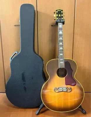 Guitare acoustique Rider J-400S 1975 modèle J-200 vintage rare avec étui... - Photo 1/4