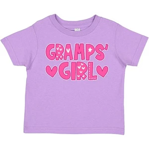 Inktastic Gramps' Girl Granddaughter Gift Toddler T-Shirt Family Girls Little - Picture 1 of 11