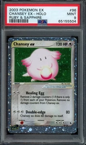 Pokemon Chansey ex Holo 2003 EX Ruby & Sapphire #96 PSA 9 Mint - Bild 1 von 2