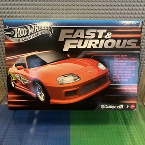 2025 Hot Wheels Silver Series Fast & Furious 10 Car Pack Box - Supra, Eclipse - Picture 1 of 4