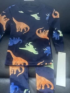 Neu Neu mit Etikett Kleinkind Jungen Carter’s Child Of Mine Dinosaurier Kleinkind Pyjama Set 12M - Bild 1 von 2