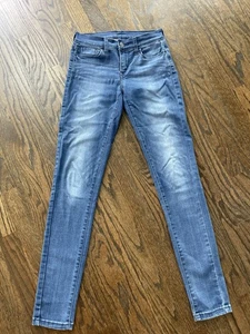 Levis Damen 25 x 30 (Gr. 0) Jeans High Rise Super Skinny Medium Wash Stretch - Bild 1 von 10