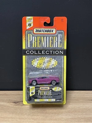 Matchbox 1995 Premiere Collection серия 2 Lamborghini Diablo фиолетовый литой - Изображение 1 из 2