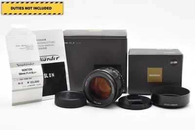 [MINT+ w/hood] Voigtlander NOKTON 58mm F1.4 SLII For Nikon F Ais Ai-s From JAPAN - Image 1 of 4
