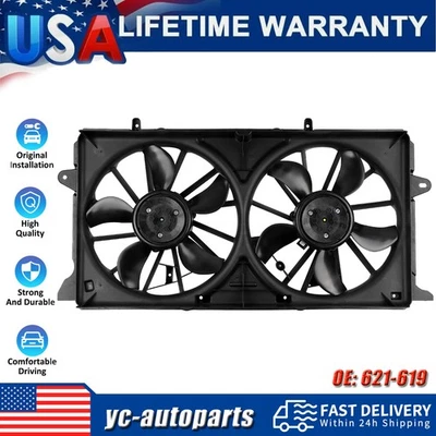Radiator Cooling Fan For 14-18 Chevrolet Silverado 1500 GMC Sierra 1500 Tahoe US Foto 1 de 4