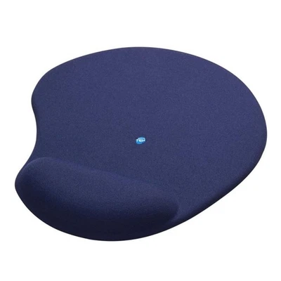 MOUSEPAD TAPPETINO MOUSE CON SUPPORTO POLSO GEL ANTISCIVOLO ERGONOMICO BLU - Immagine 1 di 4