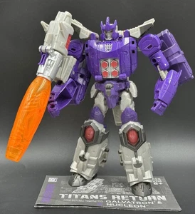 GALVATRON & NUCLEON Transformers Titans Return 2016 100% Complete Voyager - Picture 1 of 2