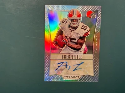 2012 Panini Prizm Greg Little #31 Auto Silver Prizm - Image 1 of 2