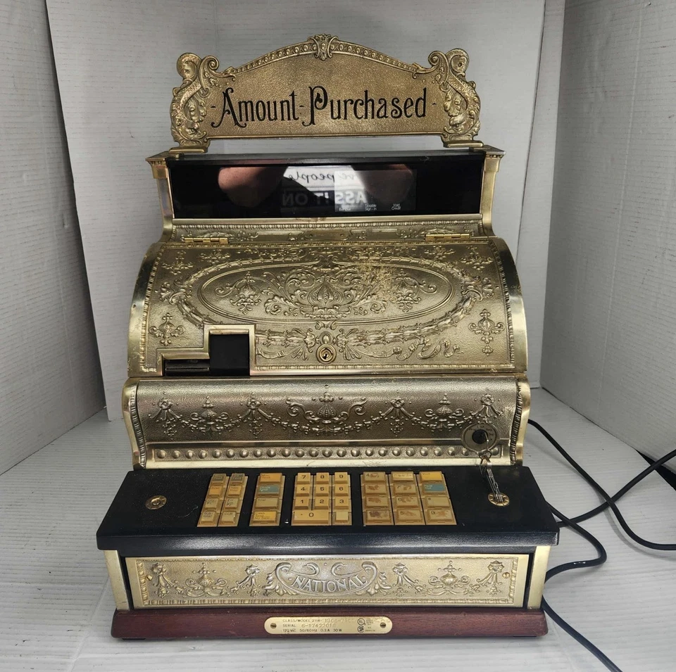 Национальный кассовый аппарат #2114-1306-7100 100-летний юбилей цифровой 1986 редкая - Изображение 1 из 4