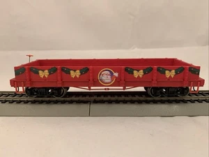 Hawthorne Village Rudolph Christmas Town Express Train Flatcar Car Santa Face - Bild 1 von 6