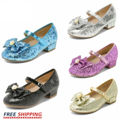 DREAM PAIRS Kid Girls Flat Shoes Toddler Shoes Wedding Princess Dress Party Shoe - Image 1 of 4