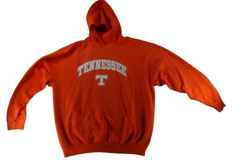 Tennessee T  Football Hooded Men's Sweatshirt XL Orange - Game day - Outdoors Cover