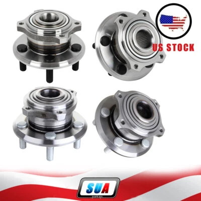 2 Front &2 Rear Wheel Hub Bearing Assembly For 09-14 Dodge Charger 3.6L 5.7L AWD - Image 1 of 4
