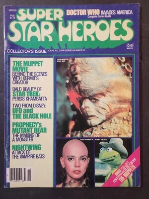 SUPER STAR HEROES MAGAZINE #10 OCT 1979 SCI-FI HORROR STAR TREK, DR WHO VF - Image 1 of 4