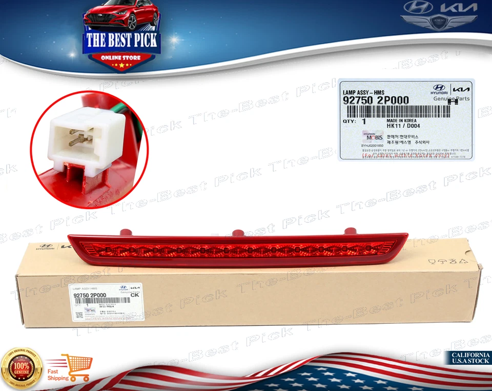 ⭐GENUINO⭐ Lámpara de freno trasera de montaje alto 927502P000 para Kia Sorento 2011-2015 Foto 1 de 1