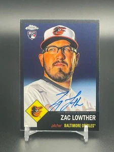 2022 Topps Chrome Platinum Anniversary - Autographs #CPA-ZL Zac Lowther - Picture 1 of 2