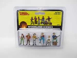 Woodland Scenics O 2743 Jarra Banda Pueblo Rural Folk Música Escena Figuras Conjunto Personas - Imagen 1 de 2