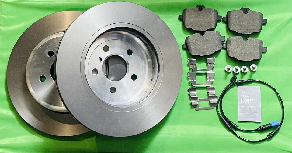 Pastillas de freno traseras BMW + rotores para 2019+ G05 G06 G07 X5 X6 X7 frenos pinza azul Foto 1 de 1