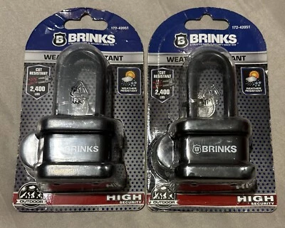 BRINKS 172-42051 Different Long Shackle, Hardened steel Shackle! BRAND NEW (2)! - Image 1 of 3