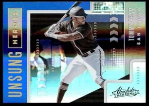 2020 Panini Absolute #UH4 Tommy Pham Unsung Heroes Spectrum Blue Padres - Picture 1 of 2