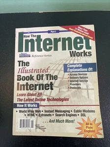 Vintage 2001 How The Internet Works Magazine Book Illustrated Reference Computer - Picture 1 of 10