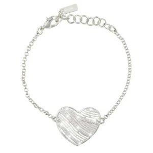 BRACCIALE STROILI SILVER IN OTTONE FASHION CUORE GIOIELLO IDEA REGALO RAGAZZA - Foto 1 di 1