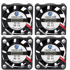 2/4X Lüfter Gehäuselüfter 5V 12V 24V für PC Computer 25x25x7mm 25mm leise FAN - Afbeelding 1 van 13