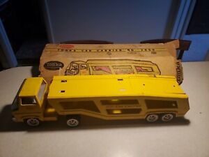 Vintage Tonka Car Carrier No. 2850 Auto Transporter Truck - Pressed Steel boxed