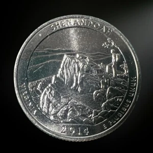2014 S San Francisco ATB Quarter Shenandoah Clad (BU) Brilliant Uncirculated - Picture 1 of 2