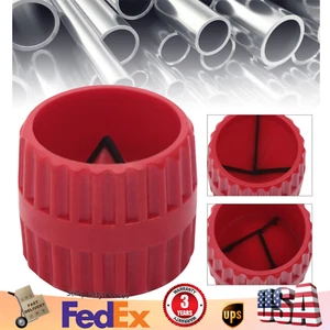 1 Stück Rot Innen & Außen Reibahle Rohr und Rohr Entgraten Reibahle Schlauch Fase Werkzeug - Bild 1 von 13