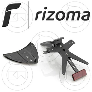 RIZOMA PT704B PORTA TARGA FOX REGOLABILE ALLUMINIO NERO BMW S 1000 RR ANNO 2018 - Foto 1 di 3