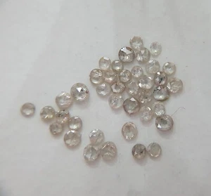 1.4mm Natural Loose Diamond Rose Cut Chakri 20pc SI2-I1 Clarity H-I Color - Picture 1 of 4