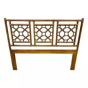 Mid-Century Rattan Queen Size Headboard - Picture 1 of 6