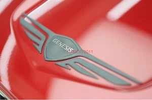 Front Hood 3Color New Wing Logo Magma Type Emblem 1PC For 2018~2024 Genesis G90 - Picture 1 of 36