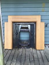 Fireplace surround, insert and grate, very good condition.
