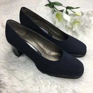 Peter Kaiser Womens Navy Blue Heel Pump Shoes Size 6.5 - Picture 1 of 10