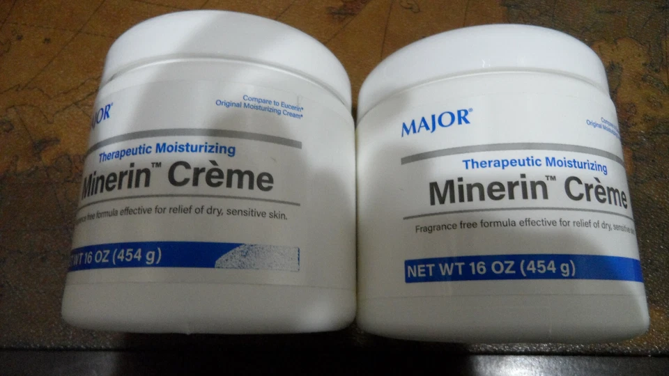 2x CREMA MINERIN (Comparar con Eucerin Cream) para piel sensible -2- 16oz Foto 1 de 1