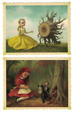 Mark Ryden "The Apology" + "Fetal Trapping in Northern Cali" postcards Frame 'em