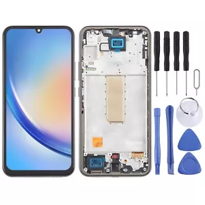 For Samsung Galaxy A34 SM-A346B Incell LCD Screen Digitizer Full Assembly +Frame - Picture 1 of 5