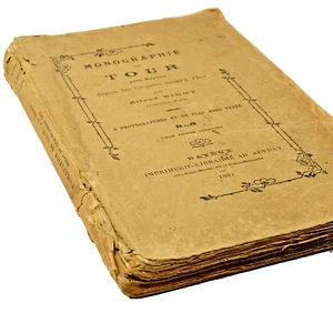 Alfred Bigot TOUR MONOGRAPH near BAYEUX ORIGINS 1802 GENEALOGY MOSLES - Picture 1 of 1