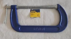 NEW IRWIN QUICK-GRIP C-Clamp, 8-Inch 1500 lbs. Clamping Force (1901236) - Picture 1 of 2