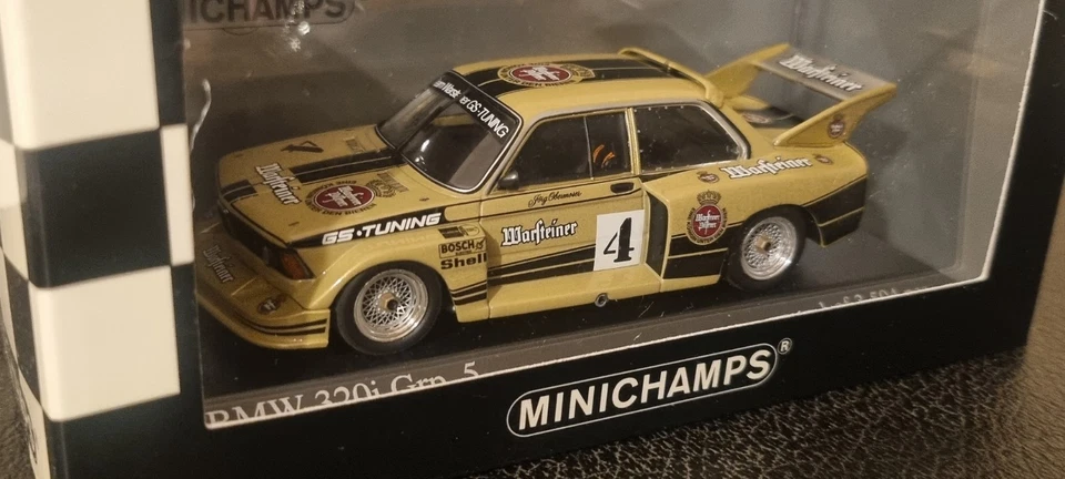 MINICHAMPS BMW 320I GRP 5 J OBERMOSER DRM 1977 400 772305 1/43 - Image 1 of 4