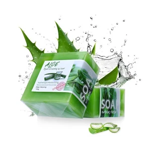 1PCS Handmade Soap Multi-purpose Aloe Moisturizing Essential Oil Soap 100g - Picture 1 of 5